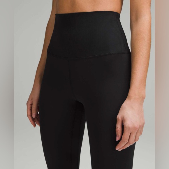 NWT Lululemon Align Super-High-Rise Ribbed-Trim Tight 28" size 0 - Picture 5 of 12